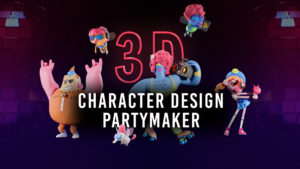 3d character design party thumbnail